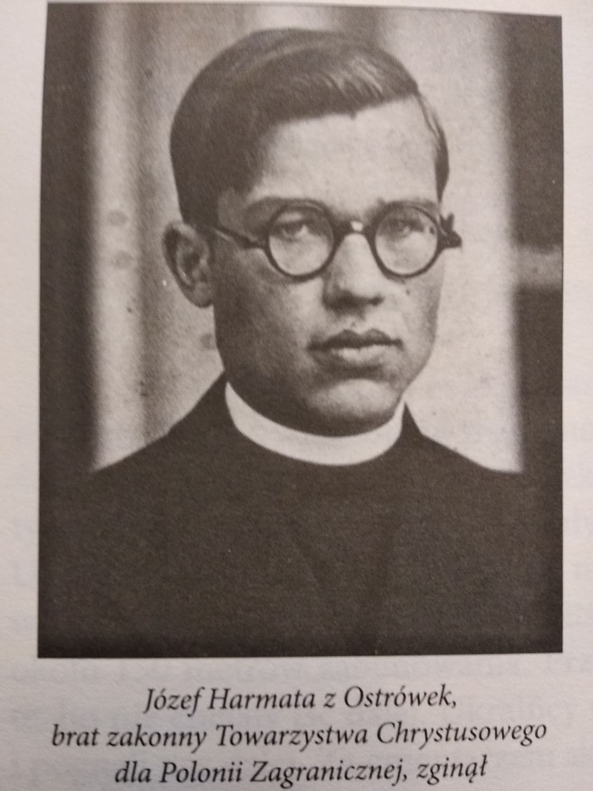 Zmarły Chrystusowiec - brat Józef Harmata